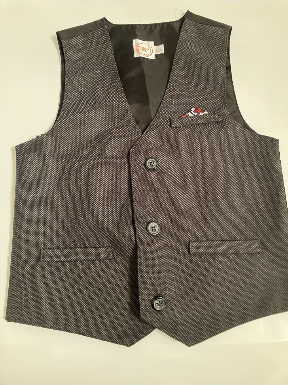 Wonder Nation Gray & Black Vest